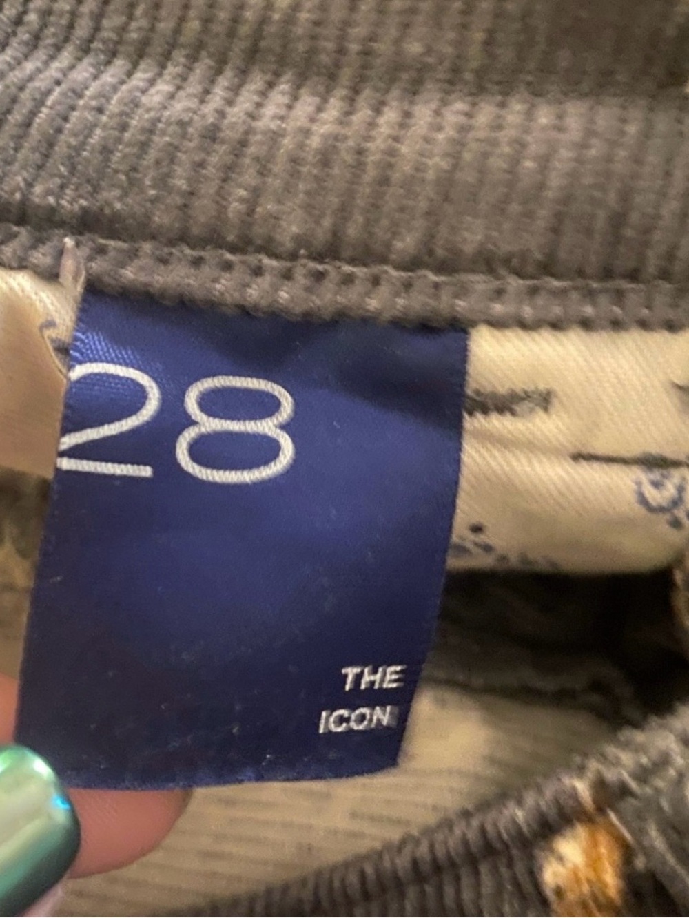 Pilcro Celestial Corduroy Flares Size 28π - Picture 5 of 5